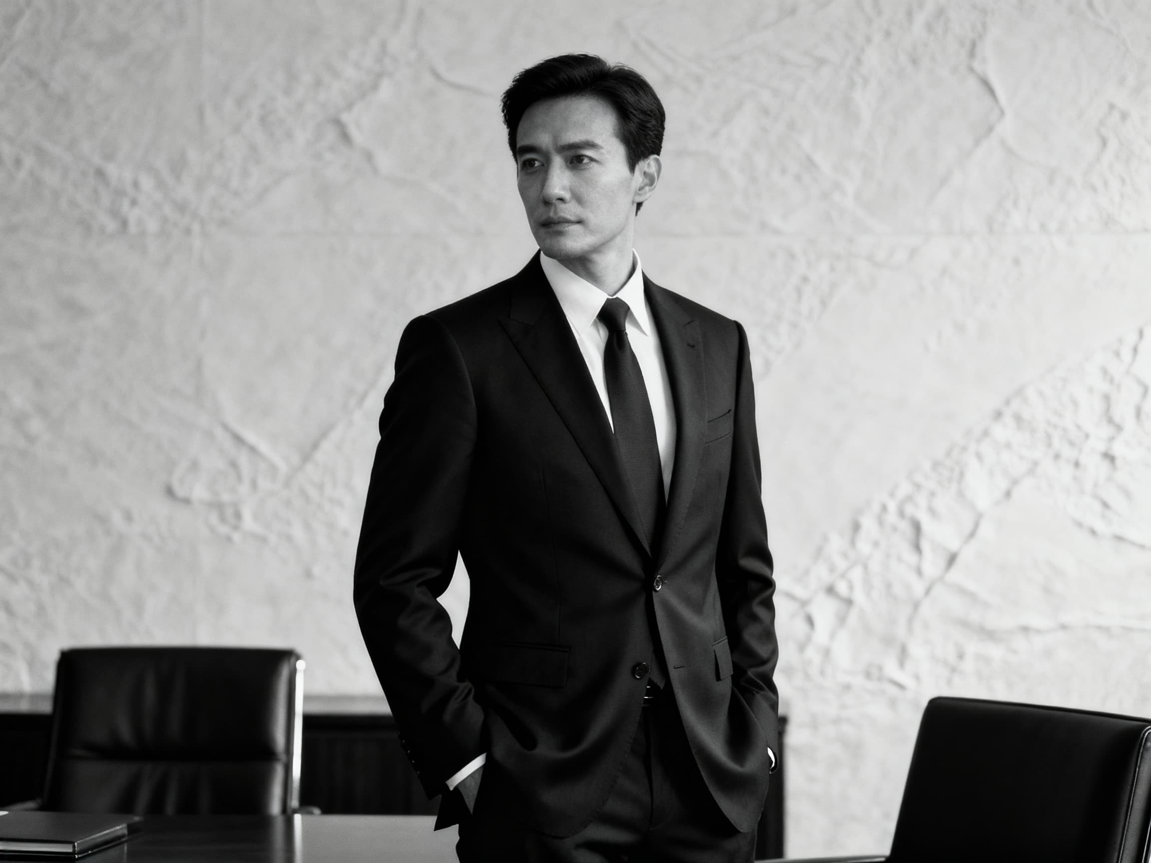 Elegant lawyer portrait